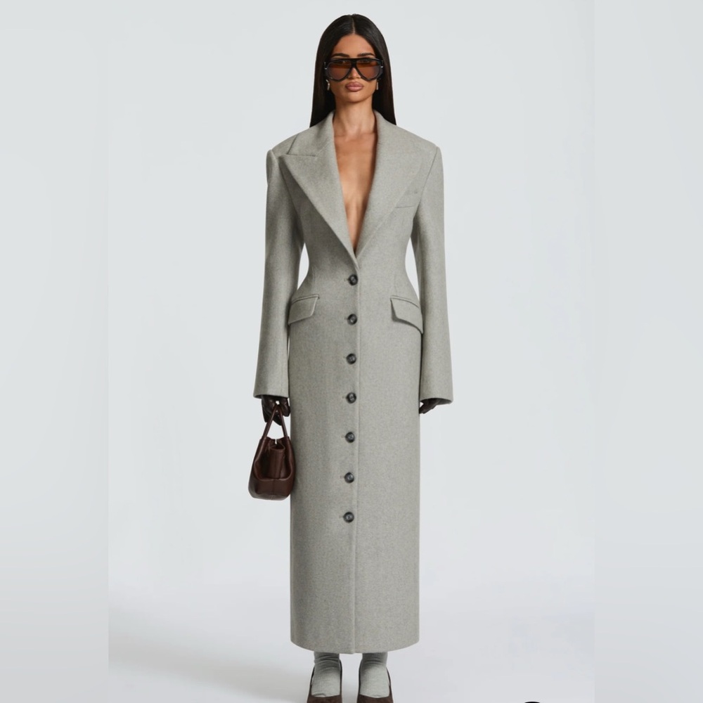 Ursula Coat Light Grey